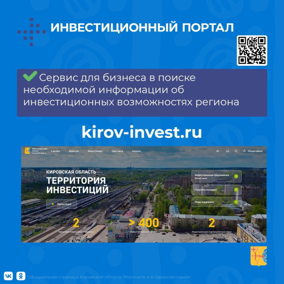 Региональный инвестиционный стандарт в Кировской области должен стать рабочим инструментом для инвесторов.