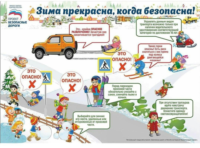 Госавтоинспекция призывает обеспечить безопасность детей в новогодние праздники и зимние каникулы.